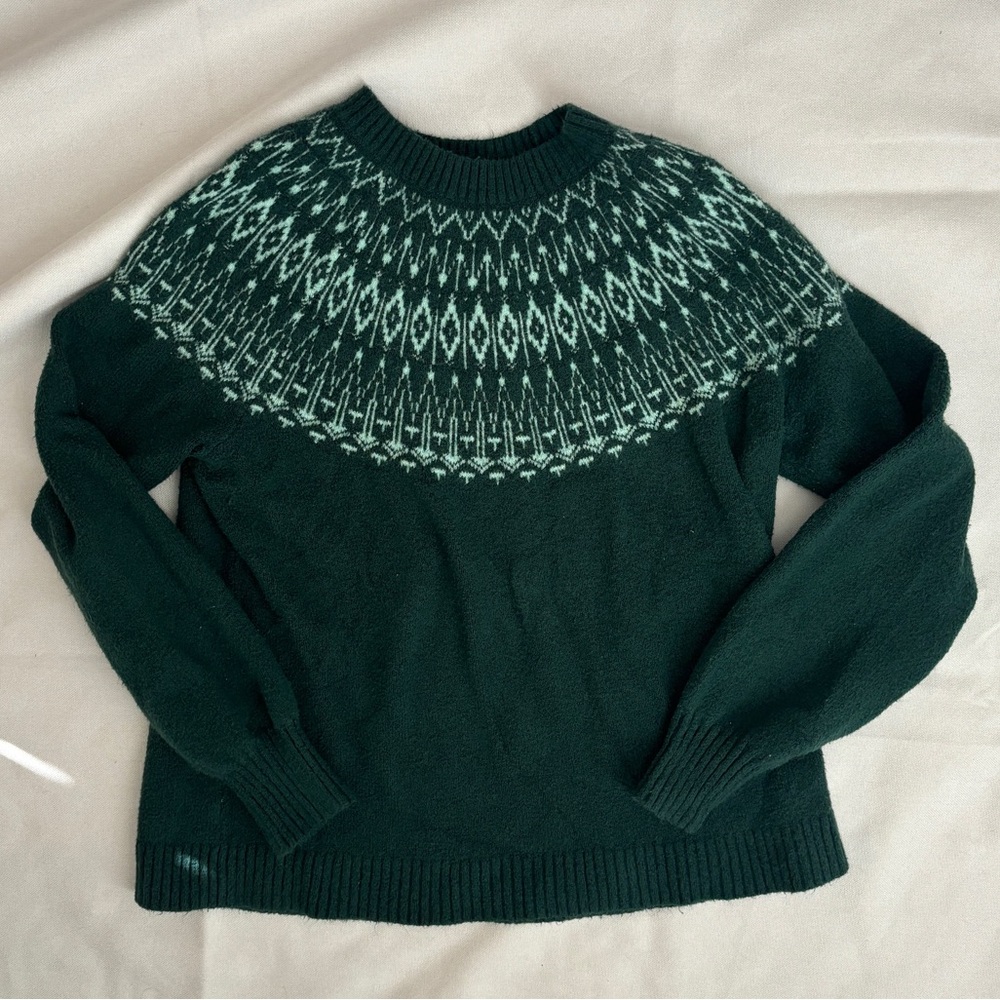 Fair isle Ski sweater wool
